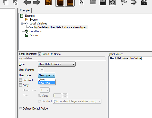 UserDataInstanceVariable