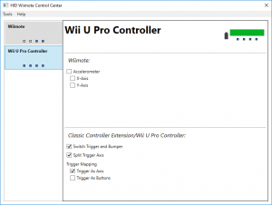 HID Wiimote Control Center